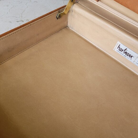 HARTMANN Leather Briefcase Attaché Vintage Authentic - Picture 14 of 16